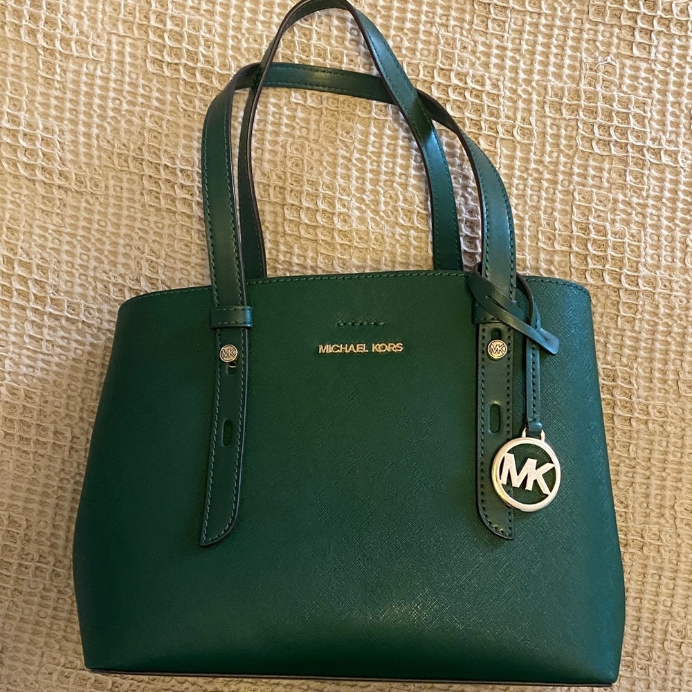 Michael Kors Emerald Green Tote